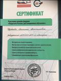 Сертификат участника онлайн Форума "Педагоги России", 6 апреля 2020 год
